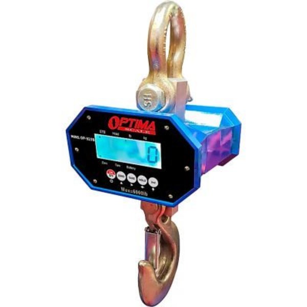 Optima Scale Mfg. Optima Heavy-Duty LED Digital Crane Scale With Remote 40,000lb x 20lb OP-925A-40000LED